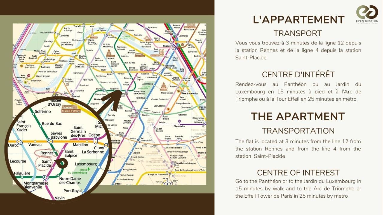 Grand Studio Confort#St Germain-Montparnasse#4P Paris Eksteriør bilde